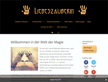Tablet Screenshot of liebeszauberin.com